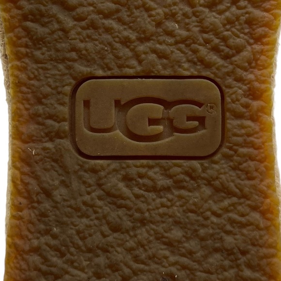 UGG Sandals Delmar Natural Espadrille Wedge Ankle Tie Size 8.5 - Picture 14 of 16